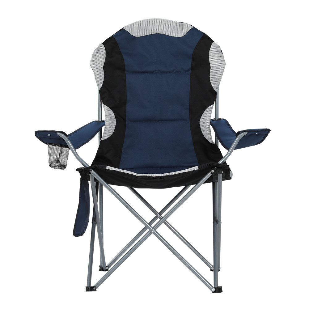 Weisshorn x DANGL Luxury Camp Chairs x2 NAVY - DANGL