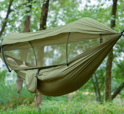 DANGL - Green Camping Hammock with Mosquito Net - DANGL