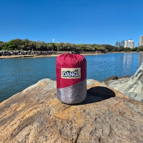 The Roamer packed into its own pocket